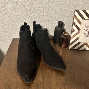 Black Suede Women’s Ankle Boots